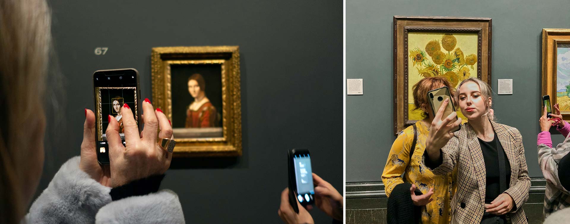 Photographie musée – visiteurs - Tableau