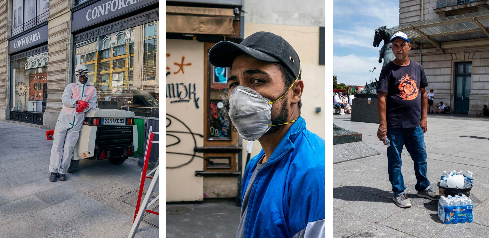 Photographie - Portraits travailleurs des rues – Paris
